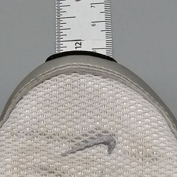 Nike Air Max Womens Low Top Sneaker Silver‎ Lace Up Wedge Padded Collar 8.5 - Picture 5 of 10